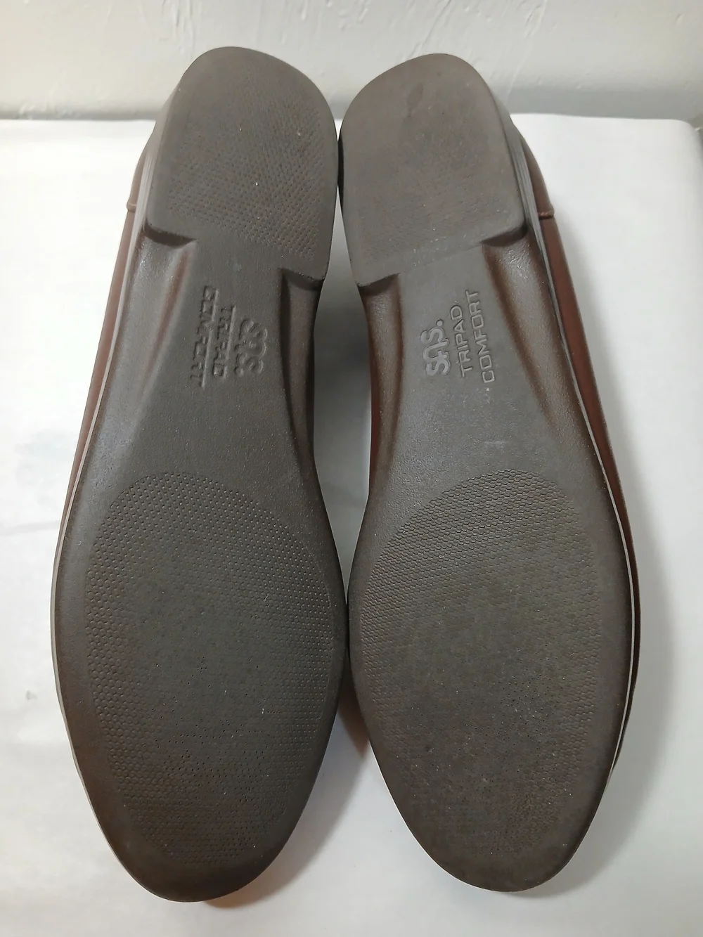 SAS Tripad Women's Brown Leather Loafers Sz. 10 Slim